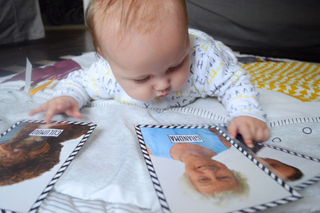 Baby Development Activity - Family Photocards